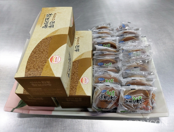 SRC청보리(주)의 주력 제품 중 하나인 아이스찰보리빵