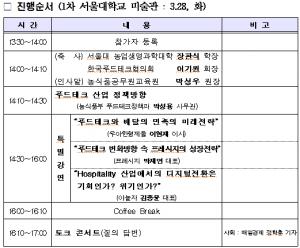 농식품공무원교육원, 올해 4회 ‘청년 푸드테크 토크콘서트’ 개최