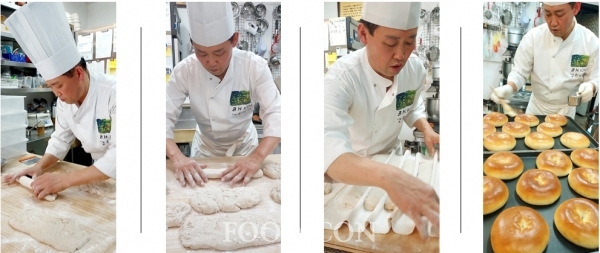 갑천미당 김복희 오너셰프가 두가지 탕종을 사용해 빵의 풍미를 최대한 높이고 성근 기공을 통해 겉바속촉의 식감을 제대로 살린 바게뜨 제품은 하루가 지나도 딱딱해지지 않고 부드러운 조직감과 풍부한 풍미를 유지하는 것이 특징이다.