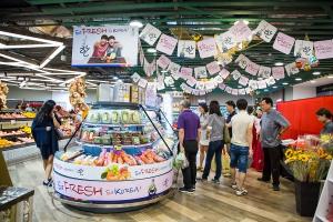 싱가포르 최대 유통체인점 NTUC 페어프라이스에  'K-Fresh Zone' 오픈