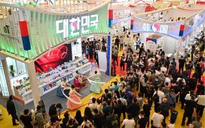동아시아 최대 상하이식품박람회에서 K-Food 인기
