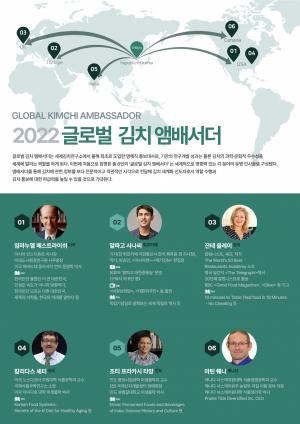세계김치연구소, ‘글로벌 김치 앰배서더’와 함께 전 세계에 김치 우수성 알린다